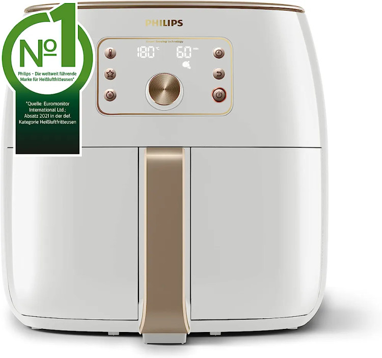 سرخکن دیجیتال بدون روغن فیلیپس مدل HD9870/20 به همراه تابه و کاپ کیک های هدیه
