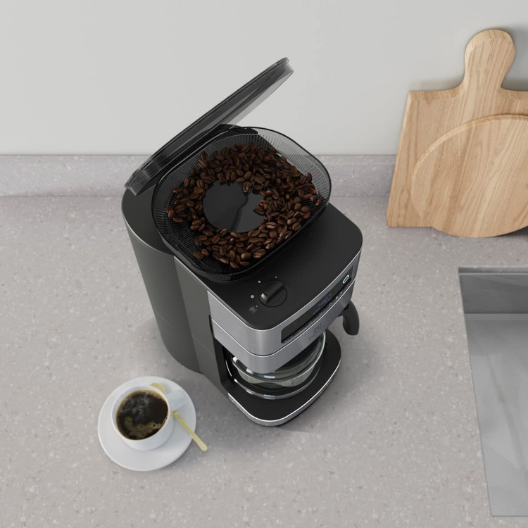 دستگاه قهوه فیلتر با آسیاب و تنظیم زمان و تنظیم عطر قهوه برند Electrolux مدل Explore 6 E6CM1-5ST