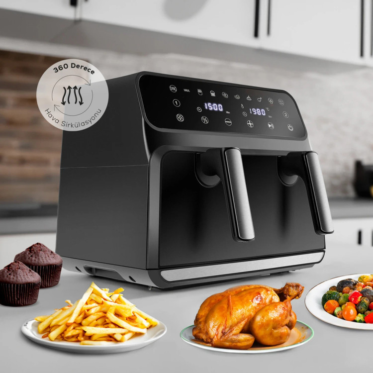 سرخکن بدون روغن Karaca ترکیه مدل Multifry XXXL 9 Litre