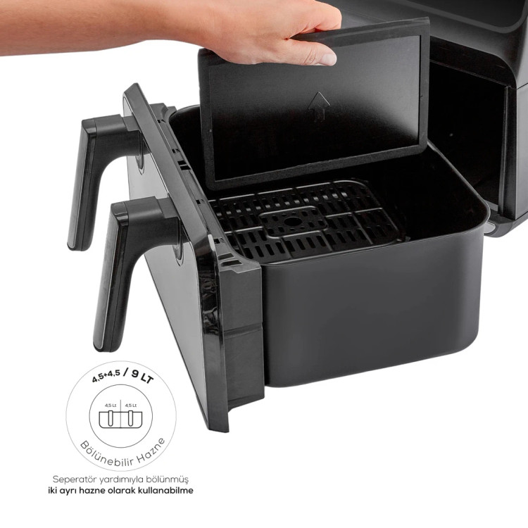 سرخکن بدون روغن Karaca ترکیه مدل Multifry XXXL 9 Litre
