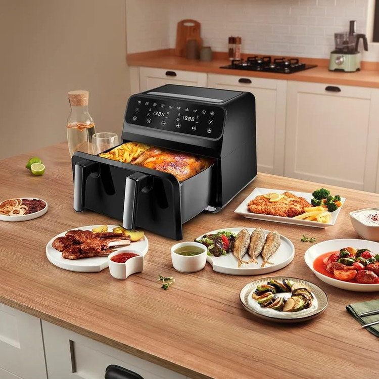 سرخکن بدون روغن Karaca ترکیه مدل Multifry XXXL 9 Litre