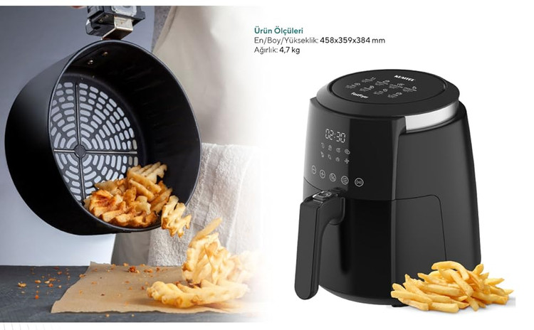 سرخکن بدون روغن Kumtel مدل Digital Fastfryer XL