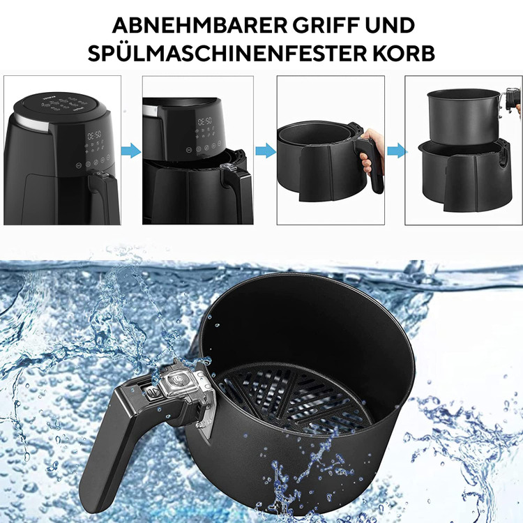 سرخکن بدون روغن Kumtel مدل Digital Fastfryer XL