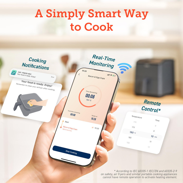 سرخکن بدون روغن برند Cosori آمریکا با ظرفیت 6.4 لیتری