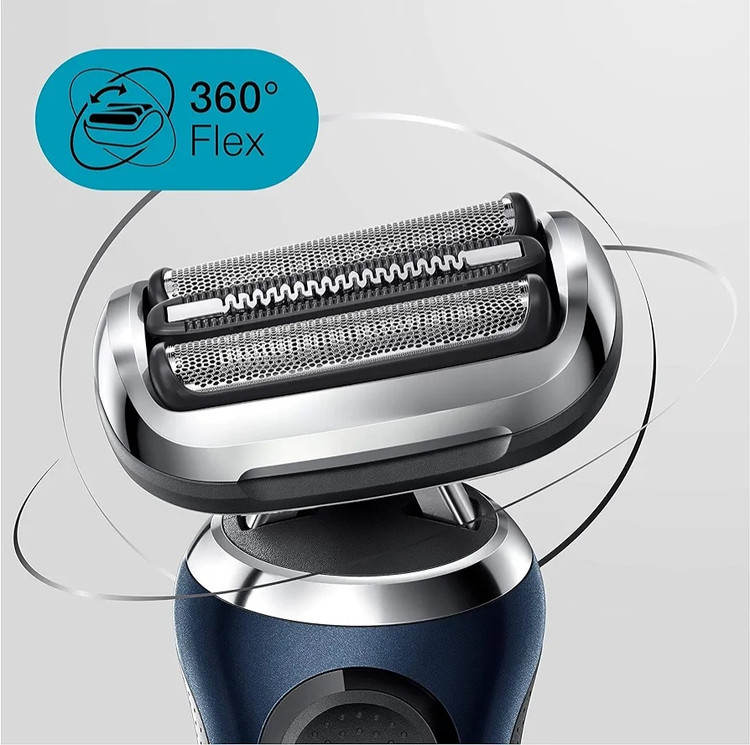 ماشین اصلاح براون آلمان سری 7 جدید مدل B1000s، شارژی، با فناوری AutoSense، انعطافپذیری 360 درجه، EasyClick، مناسب برای استفاده مرطوب و خشک