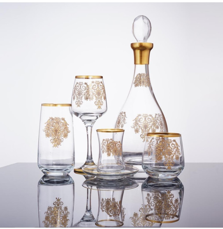 سرویس پارچ و لیوان آب خوری ۱۲ نفره ۶۱ پارچه Decores Home ترکیه