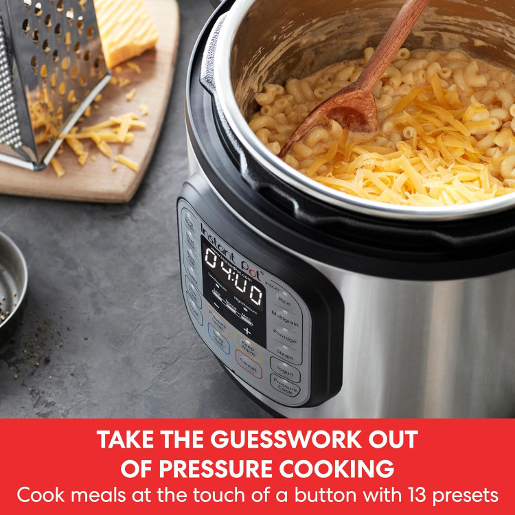 زودپز برقی و مولتی کوکر ۷ کاره 5.7 لیتری برند Instant Pot کانادا مدل Duo