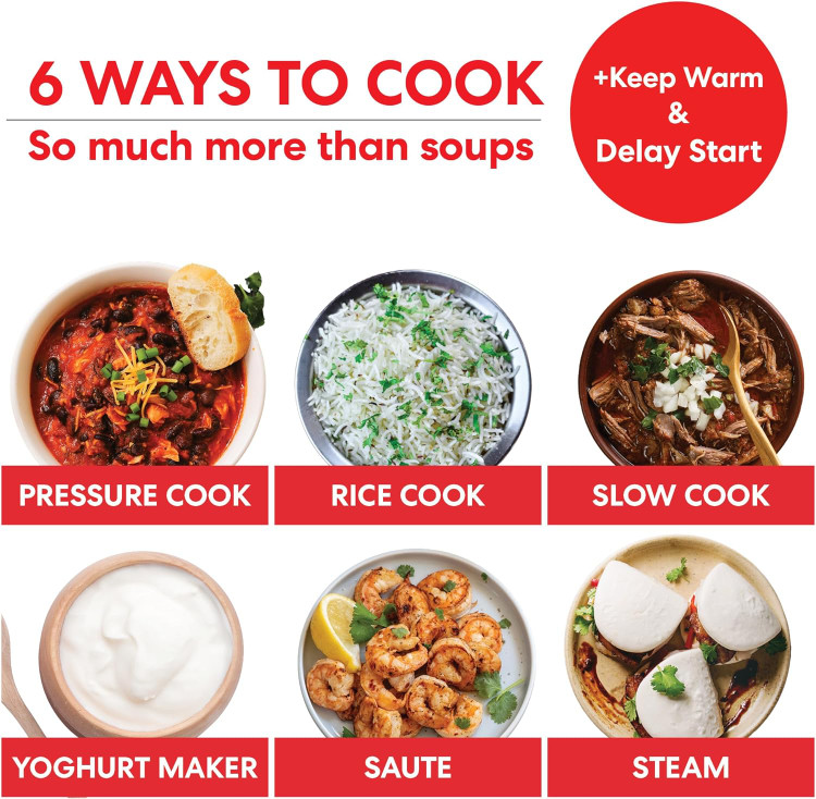 زودپز برقی و مولتی کوکر ۷ کاره 5.7 لیتری برند Instant Pot کانادا مدل Duo