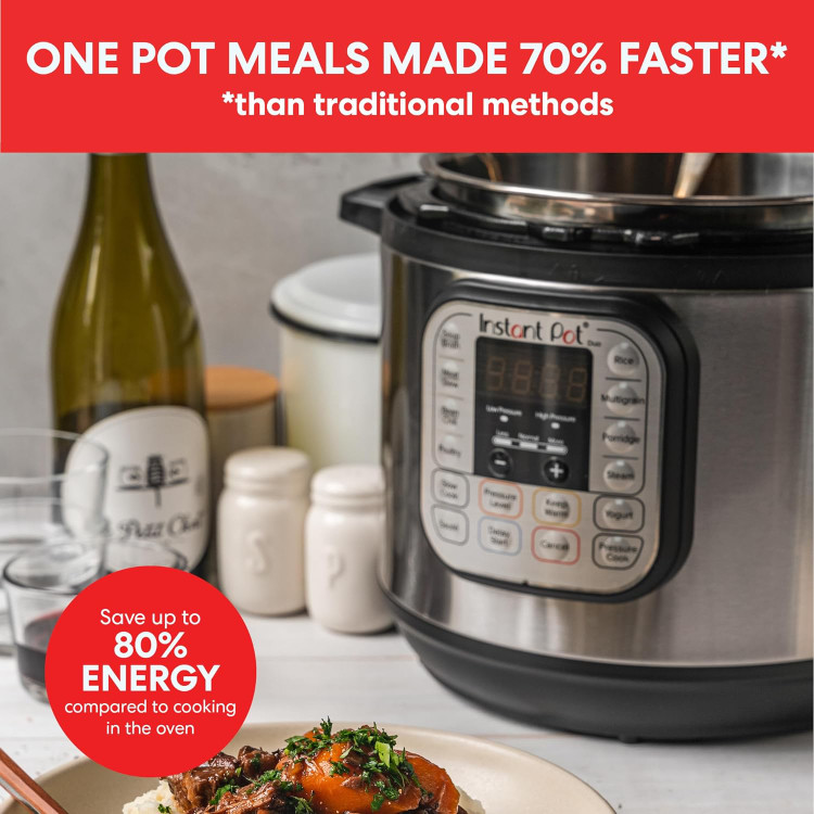 زودپز برقی و مولتی کوکر ۷ کاره 5.7 لیتری برند Instant Pot کانادا مدل Duo