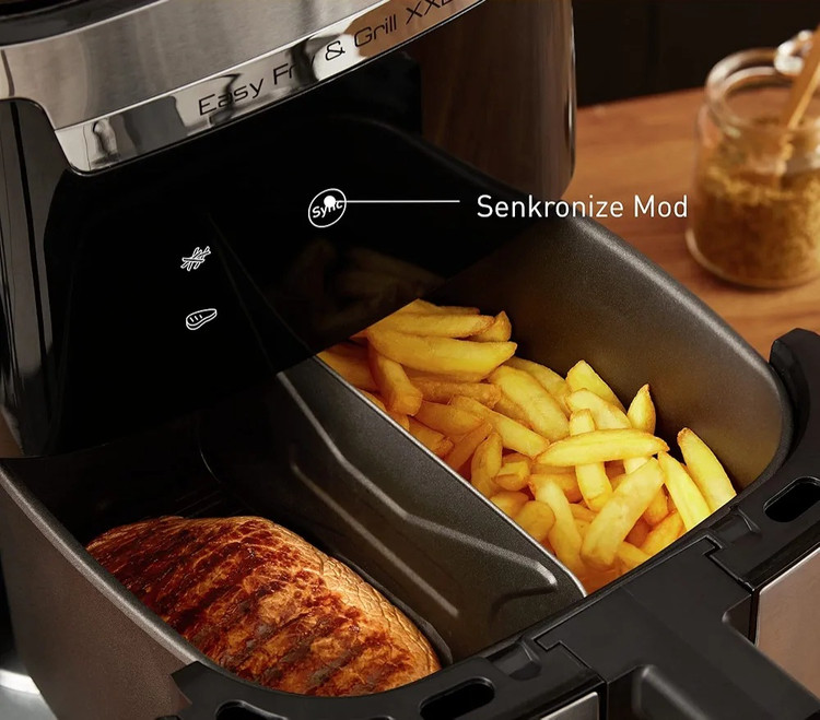 سرخکن بدون روغن Tefal فرانسه مدل EY8018TR مشکی