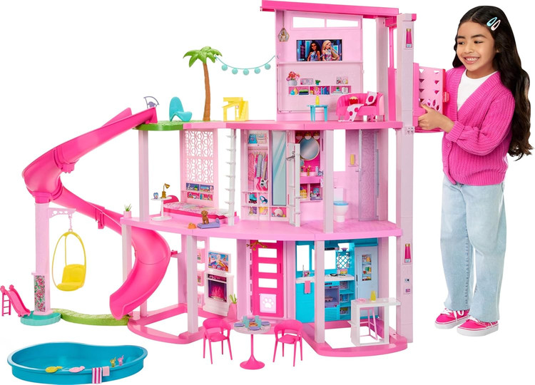 اسباب بازی برند Barbie مدل خانه رویایی جدید باربی HMX10