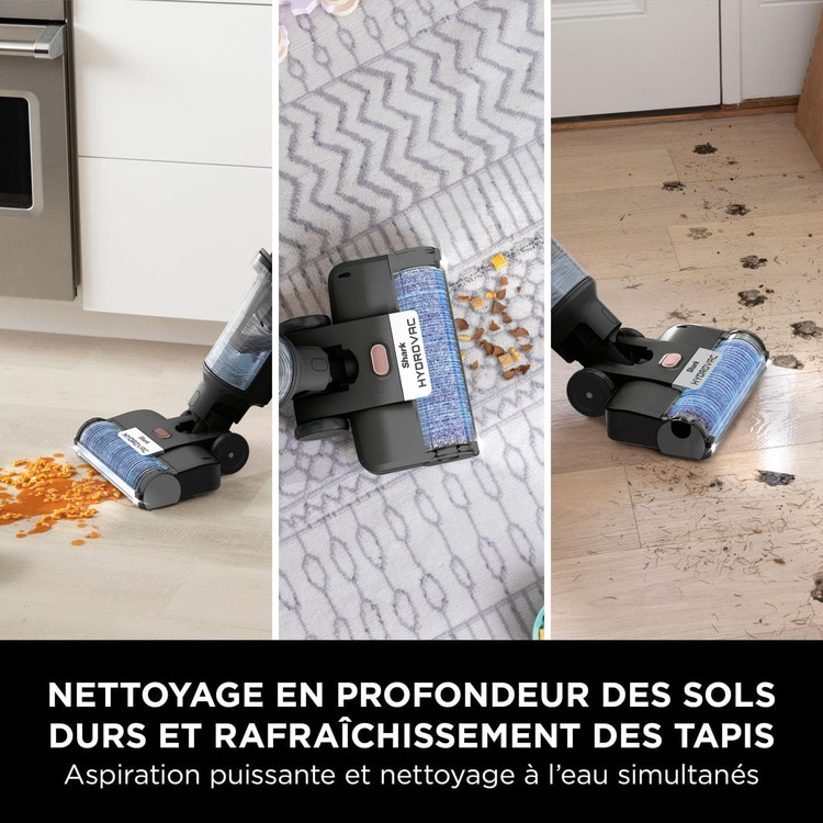 جارو شارژی و شوینده آب و خاک برند Shark آمریکا مدل HydroVac Pro WD210EU