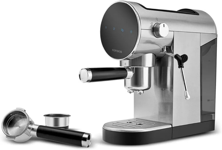 اسپرسوساز دیجیتال ۲۰ بار برند کاراجا مدل Coffee Art Inox