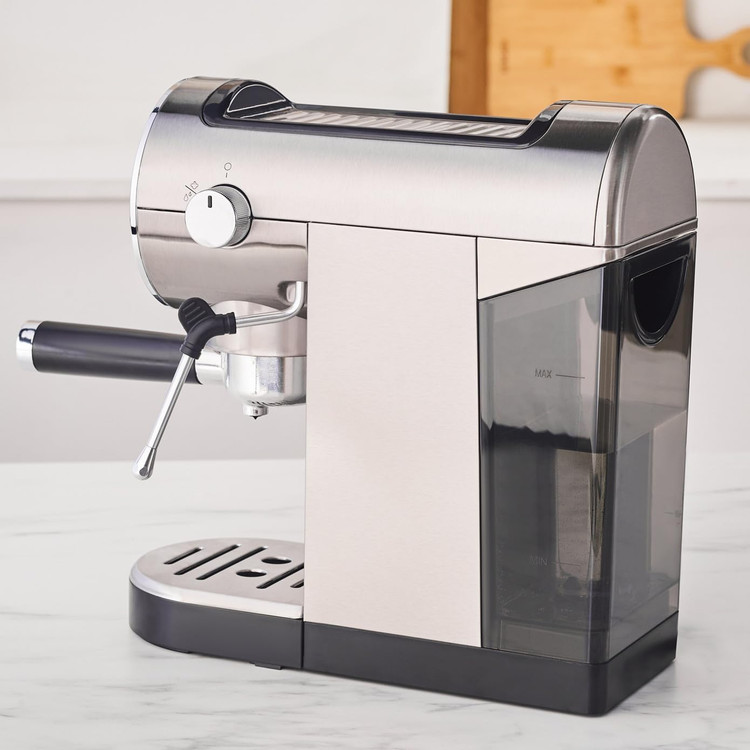 اسپرسوساز دیجیتال ۲۰ بار برند کاراجا مدل Coffee Art Inox