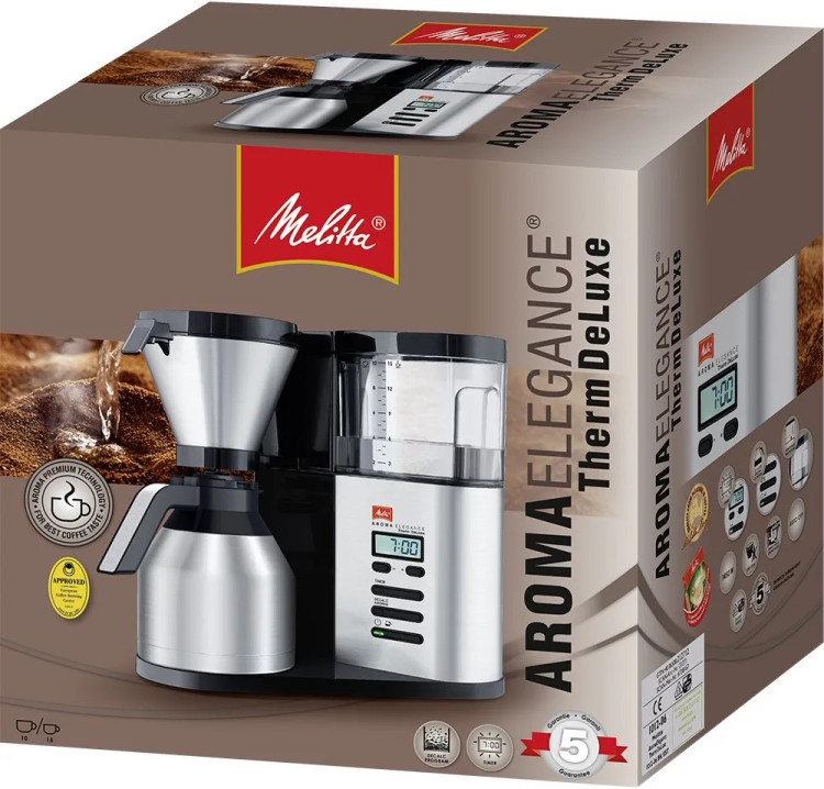 قهوه ساز فیلتری ملیتا آلمان مدل Elegance Therm Deluxe