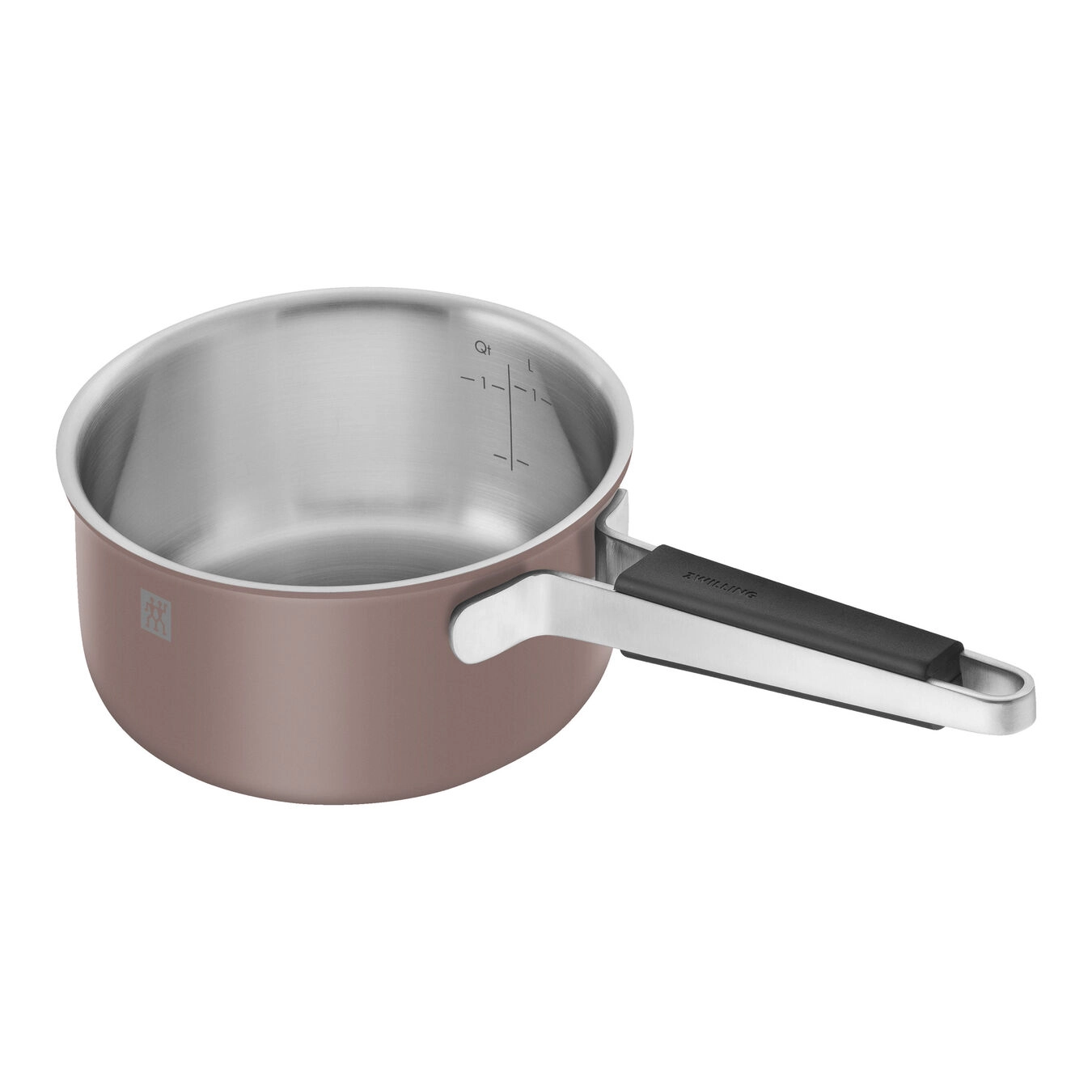 سرویس قابلمه استیل ۵ تکه ( ۹ پارچه ) Zwilling آلمان مدل Pure رنگ رز