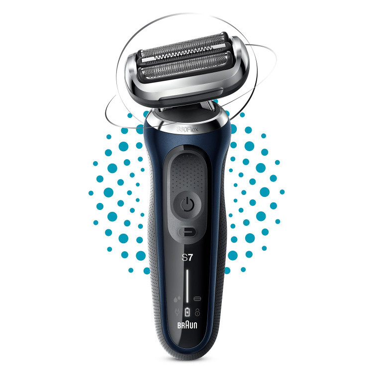 ماشین اصلاح براون آلمان سری 7 جدید مدل B1000s، شارژی، با فناوری AutoSense، انعطافپذیری 360 درجه، EasyClick، مناسب برای استفاده مرطوب و خشک