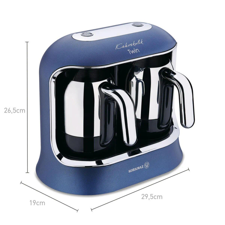 قهوه ساز اتوماتیک برند کرکماز ترکیه مدل kahvekolik Twin A861