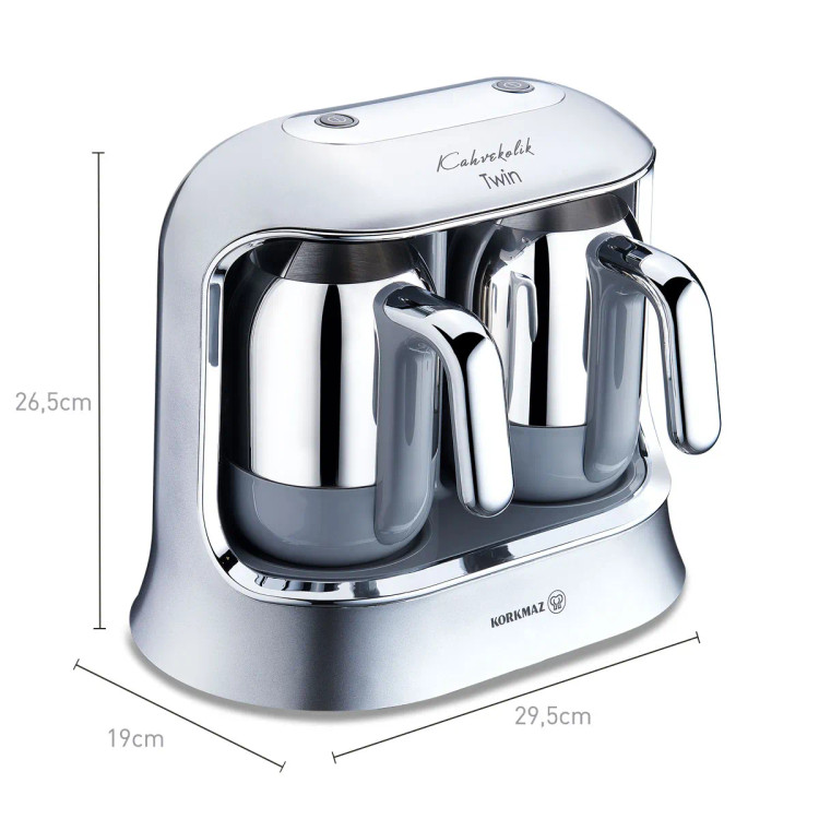 قهوه ساز اتوماتیک برند کرکماز ترکیه مدل kahvekolik Twin A861