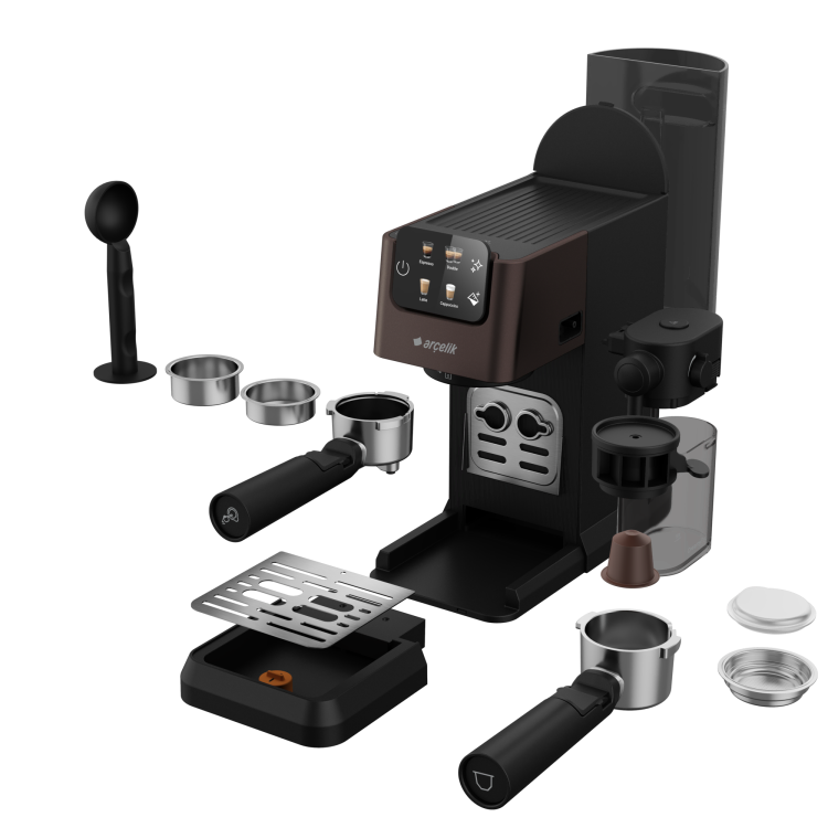 اسپرسوساز نیمه اتوماتیک کپسولی برند Arçelik ترکیه مدل Imperium Barista EM 6450