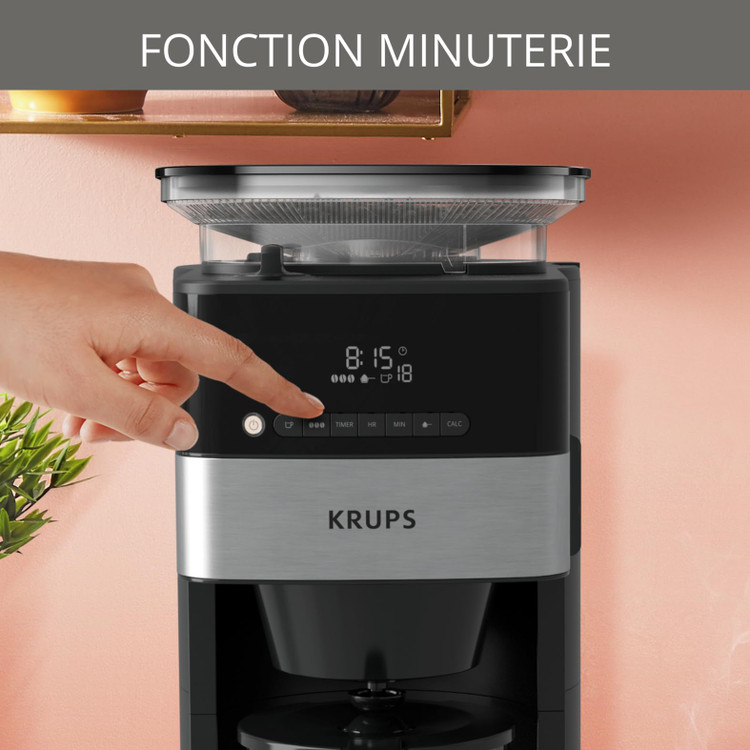 قهوه ساز فیلتری برند Krups فرانسه مدل KM8328 Grind Aroma