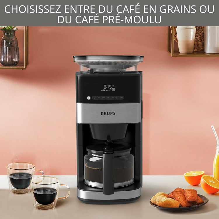 قهوه ساز فیلتری برند Krups فرانسه مدل KM8328 Grind Aroma