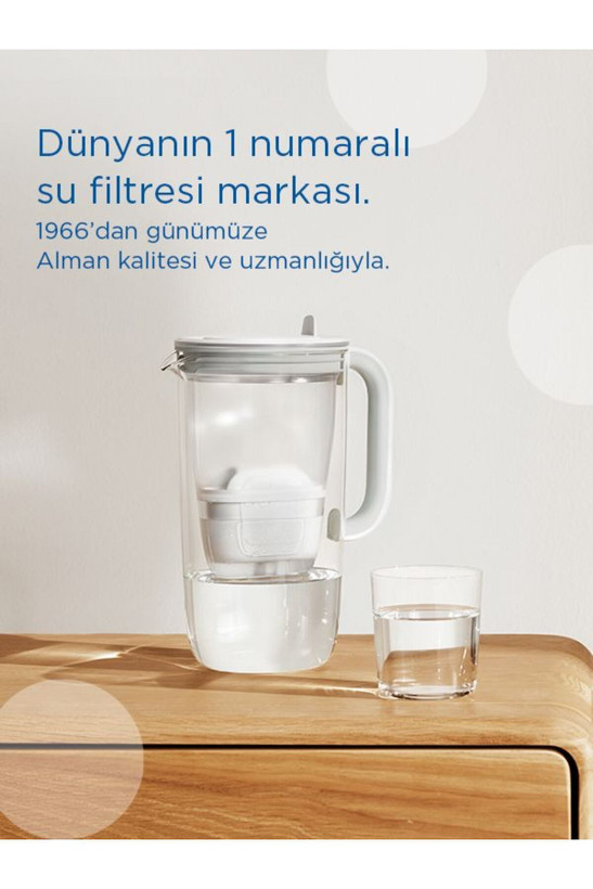 پارچ تصفیه آب شیشهای BRITA آلمان به همراه ۱ عدد فیلتر Maxtra Pro All-In-1 ظرفیت ۲.۵ لیتر