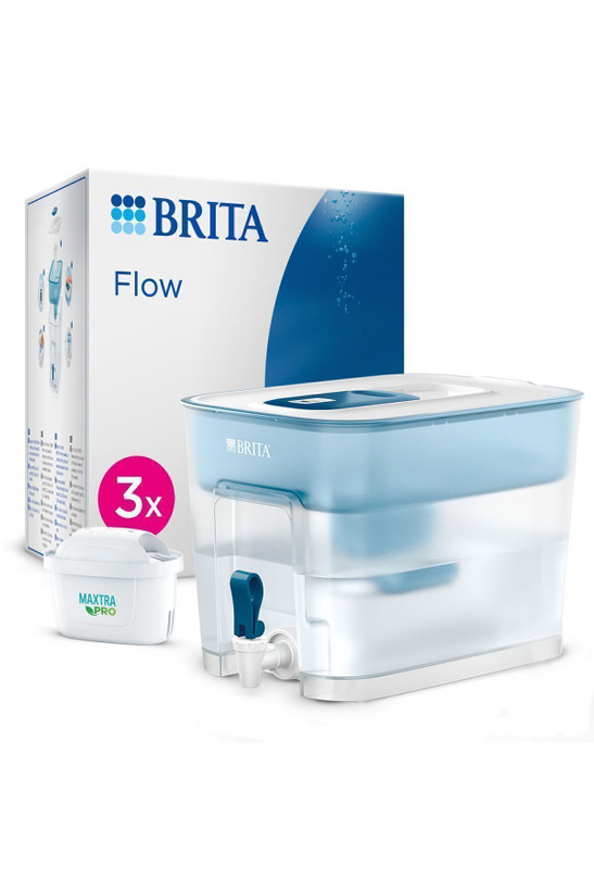 پارچ تصفیه آب برند Brita آلمان مدل Flow با فیلتر Maxtra Pro All-In-1 با ظرفیت ۸.۲ لیتر