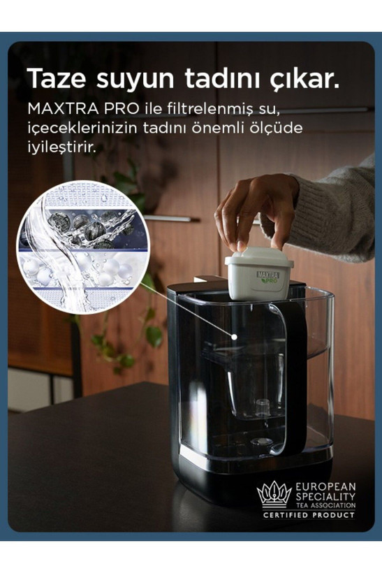 دستگاه تصفیه آب رومیزی Brita آلمان مدل Cube مشکی (ظرفیت 4 لیتر )