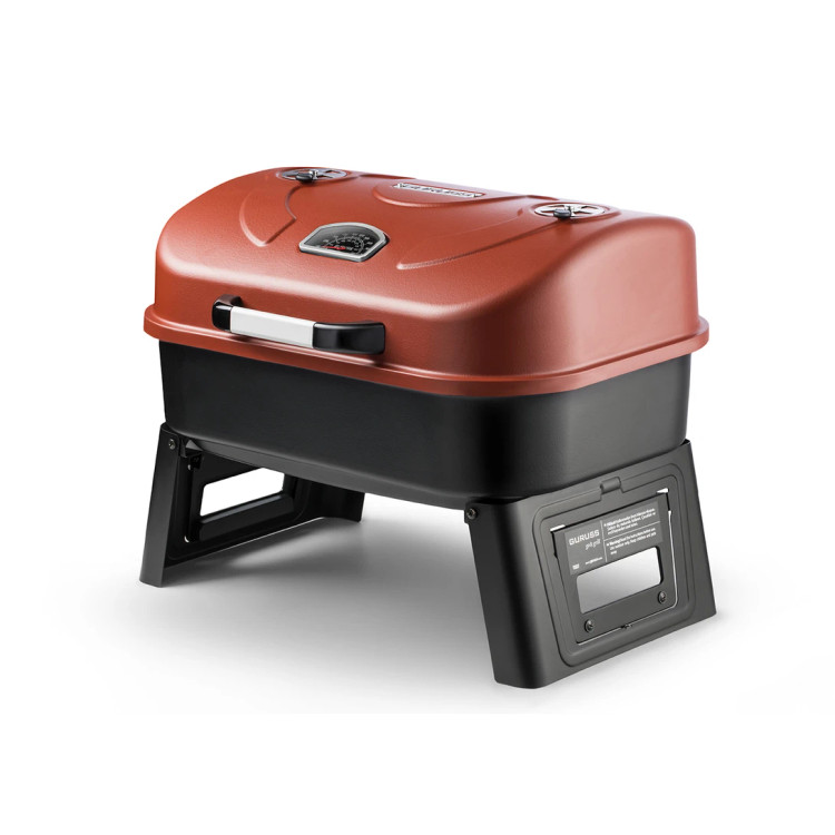 باربیکیو برند Guruss مدل Go Grill به رنگ قرمز اکسیدی