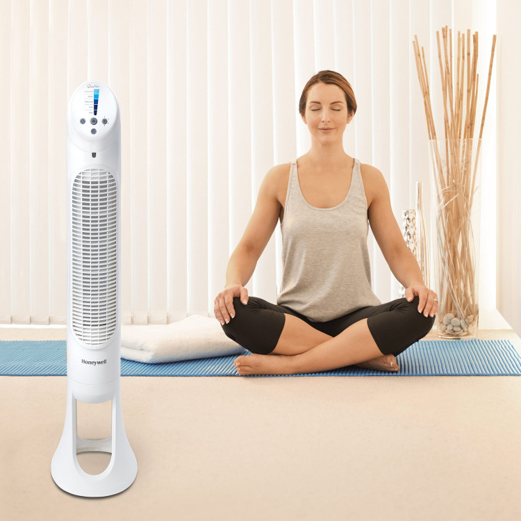 پنکه برجی برند Honeywell آمریکا مدل QuietSet HYF260 سفید