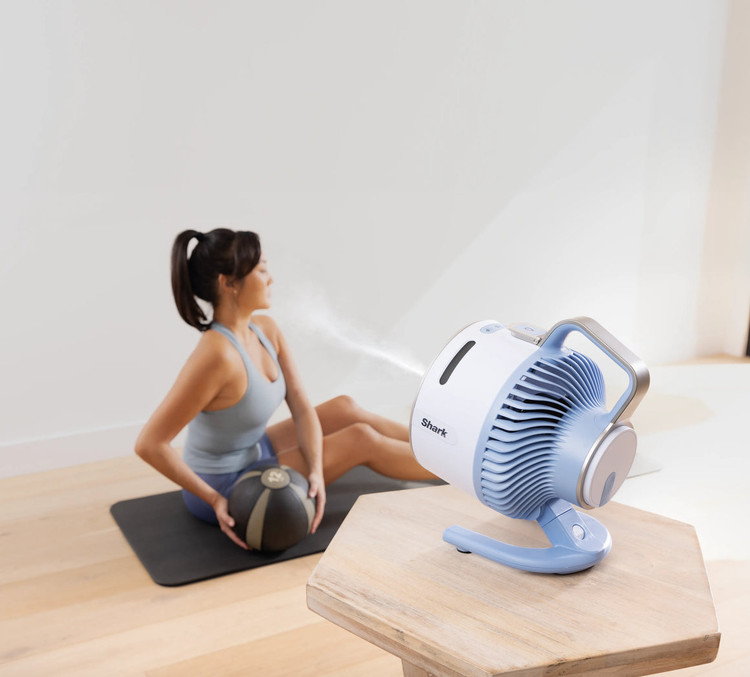 پنکه خنککننده با سیستم بخار برند Shark آمریکا مدل Flexbreeze HydroGo FA050