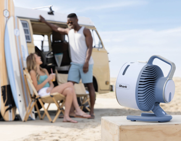 پنکه خنککننده با سیستم بخار برند Shark آمریکا مدل Flexbreeze HydroGo FA050