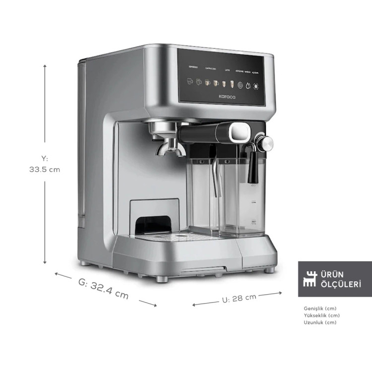 اسپرسوساز نیمه اتوماتیک Karaca ترکیه مدل MyCaffe Barista S10