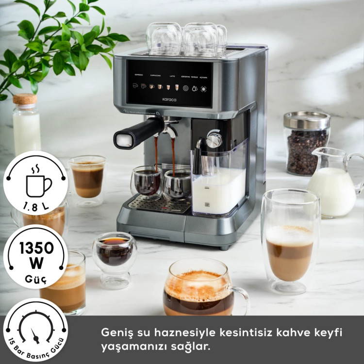 اسپرسوساز نیمه اتوماتیک Karaca ترکیه مدل MyCaffe Barista S10