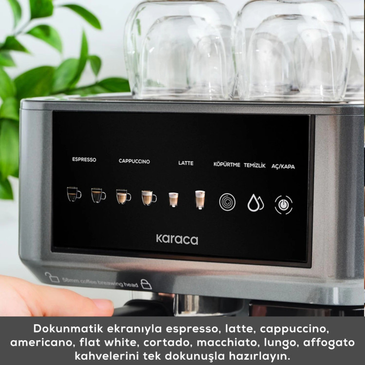 اسپرسوساز نیمه اتوماتیک Karaca ترکیه مدل MyCaffe Barista S10