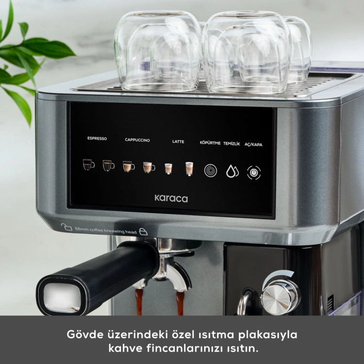 اسپرسوساز نیمه اتوماتیک Karaca ترکیه مدل MyCaffe Barista S10