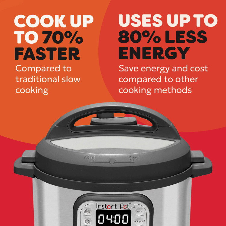 زودپز برقی و مولتی کوکر ۷ کاره 5.7 لیتری برند Instant Pot کانادا مدل Duo