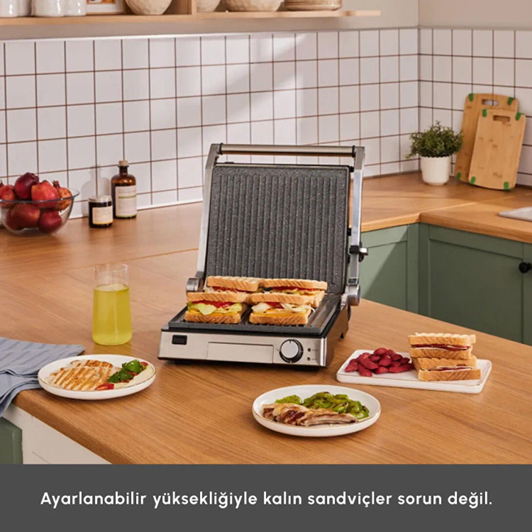 گریل و ساندویچ ساز استیل Karaca ترکیه مدل Biogranit