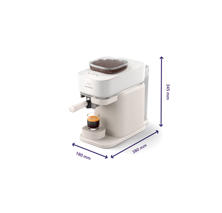 اسپرسوساز نیمه اتوماتیک برند فیلیپس هلند مدل Baristina BAR300/03 ( جدید )