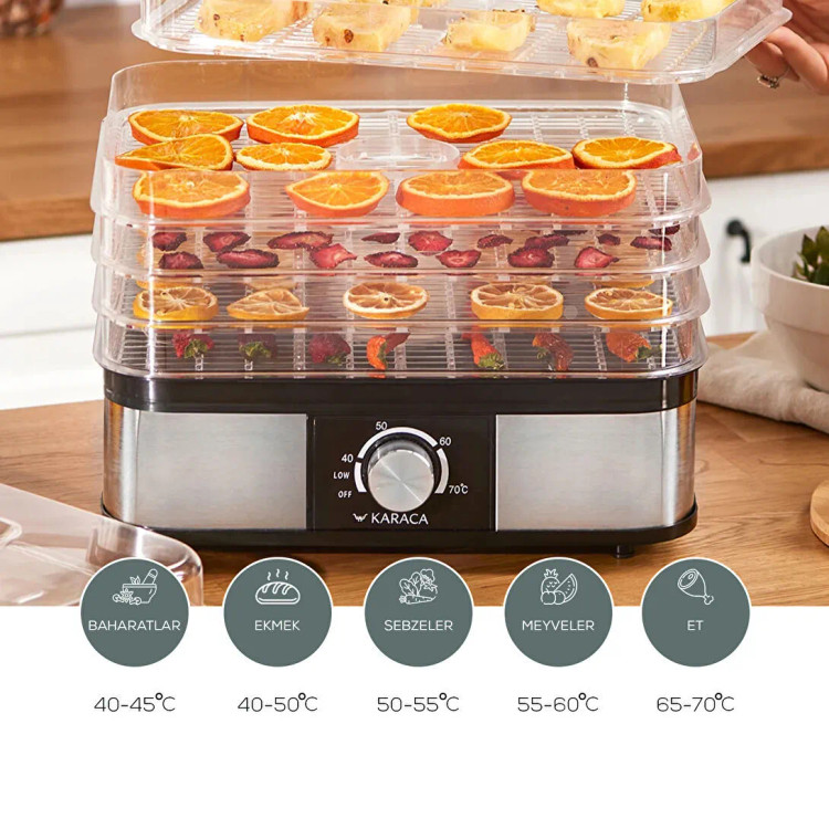 میوه و سبزی خشک کن برند Karaca ترکیه مدل Dehydrator