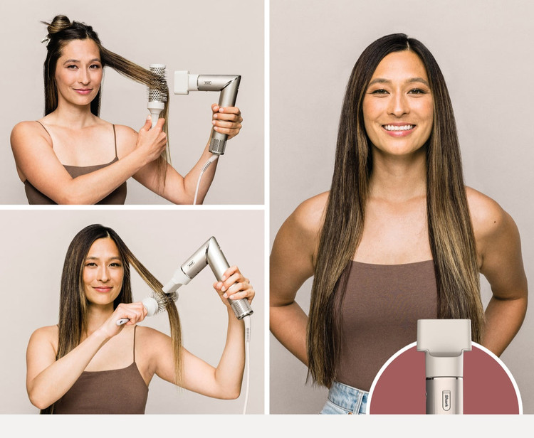 استایلر و سشوار حالت دهنده موی ۵ کاره برند Shark آمریکا مدل HD446EU FlexStyle
