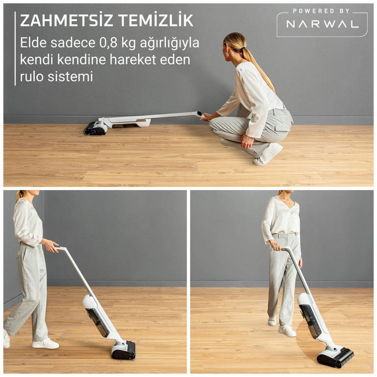 جارو شارژی خشک و خیس برند Tefal فرانسه مدل X-Clean 10