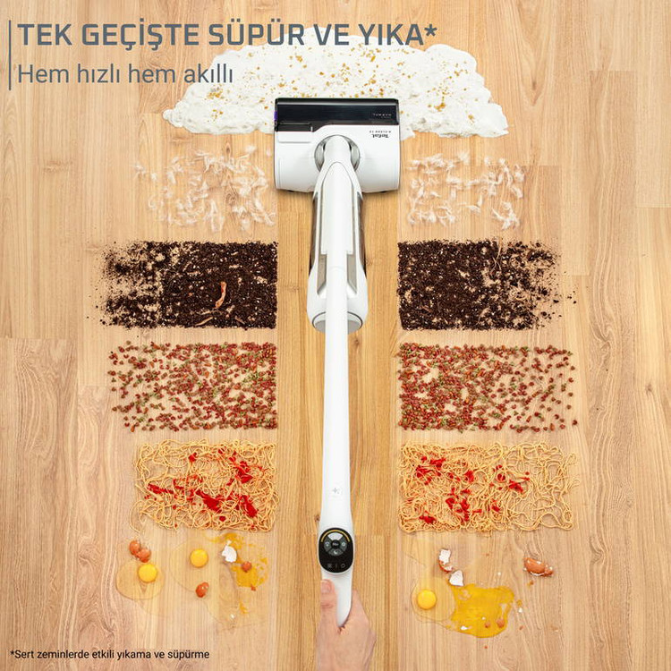 جارو شارژی خشک و خیس برند Tefal فرانسه مدل X-Clean 10