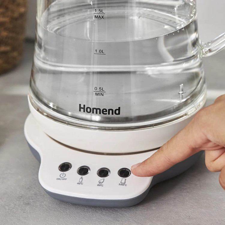 چایساز سخنگوی شیشهای برند Homend ترکیه مدل Royaltea 1749H