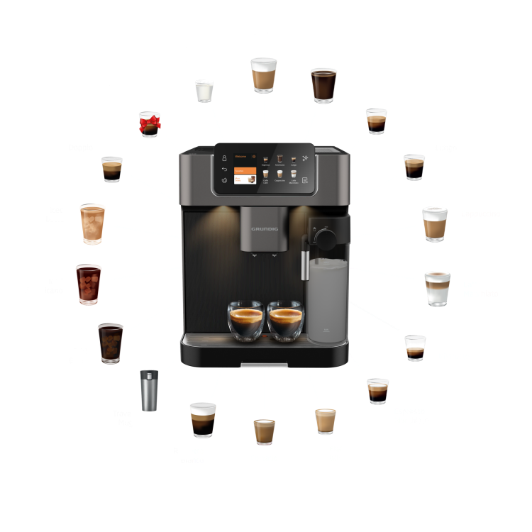 اسپرسوساز تمام اتوماتیک برند Grundig آلمان مدل KVA 8230 Delisia Coffee
