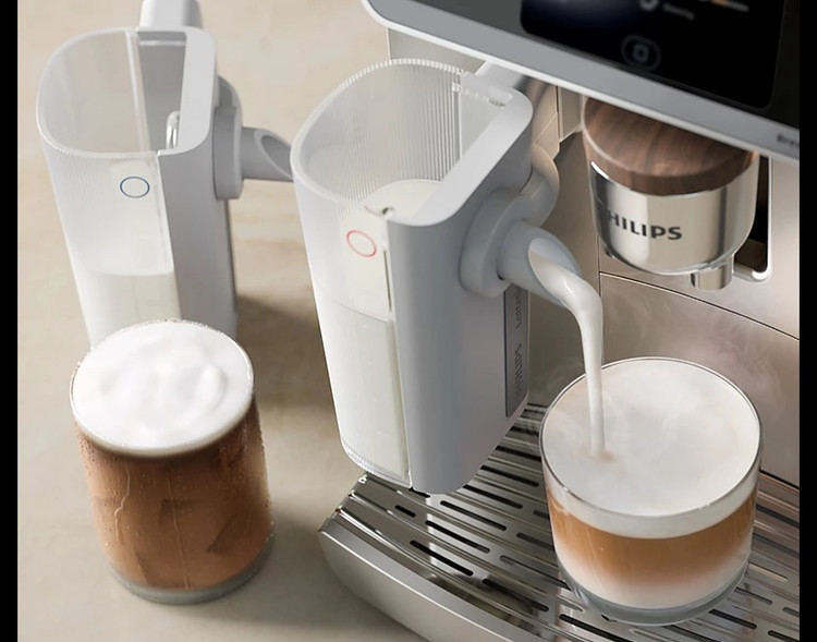 اسپرسوساز تمام اتوماتیک فیلیپس سری 8000 Latte Go Pro مدل EP8757/20 (جدیدترین طراحی و تولید فیلیپس)
