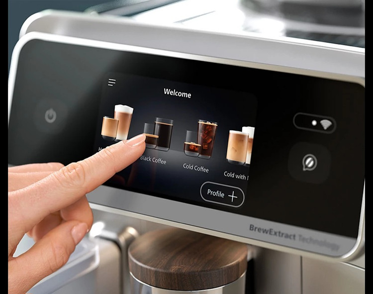 اسپرسوساز تمام اتوماتیک فیلیپس سری 8000 Latte Go Pro مدل EP8757/20 (جدیدترین طراحی و تولید فیلیپس)