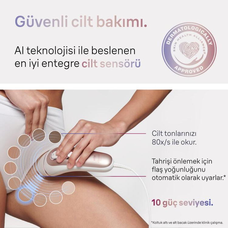 دستگاه لیزر و اپیلاسیون موهای زائد صورت و بدن Braun آلمان مدل PL7257
