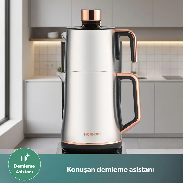 چایساز اتوماتیک سخنگوی برند Homend ترکیه مدل Teabot 1785H